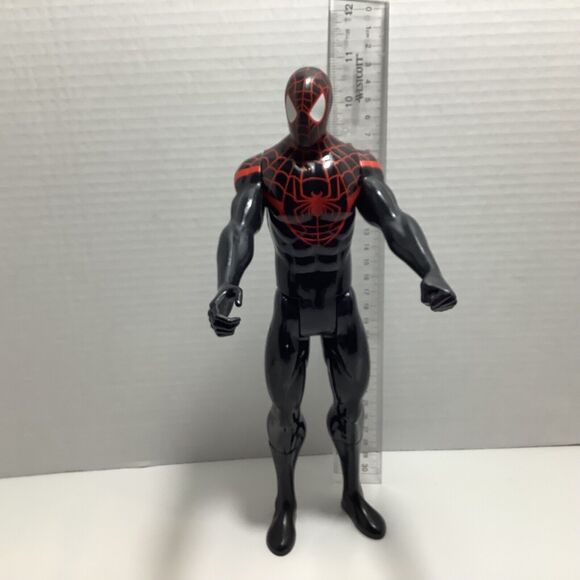Marvel Amazing Spiderman Black Suit Collectible Action Figure - Picture 7 of 8